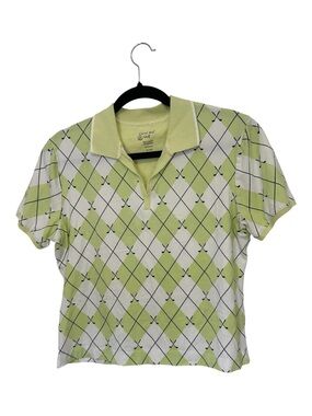 Coral Bay Pale Green Golf Polo